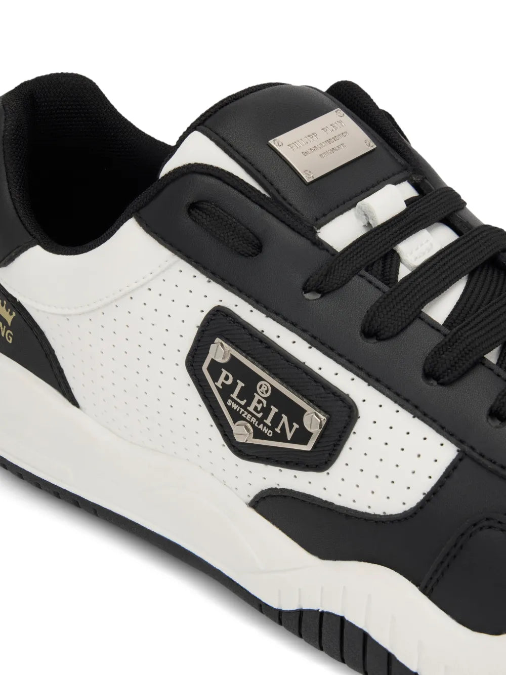 Philipp Plein Perforated-Detail Low-Top Sneakers