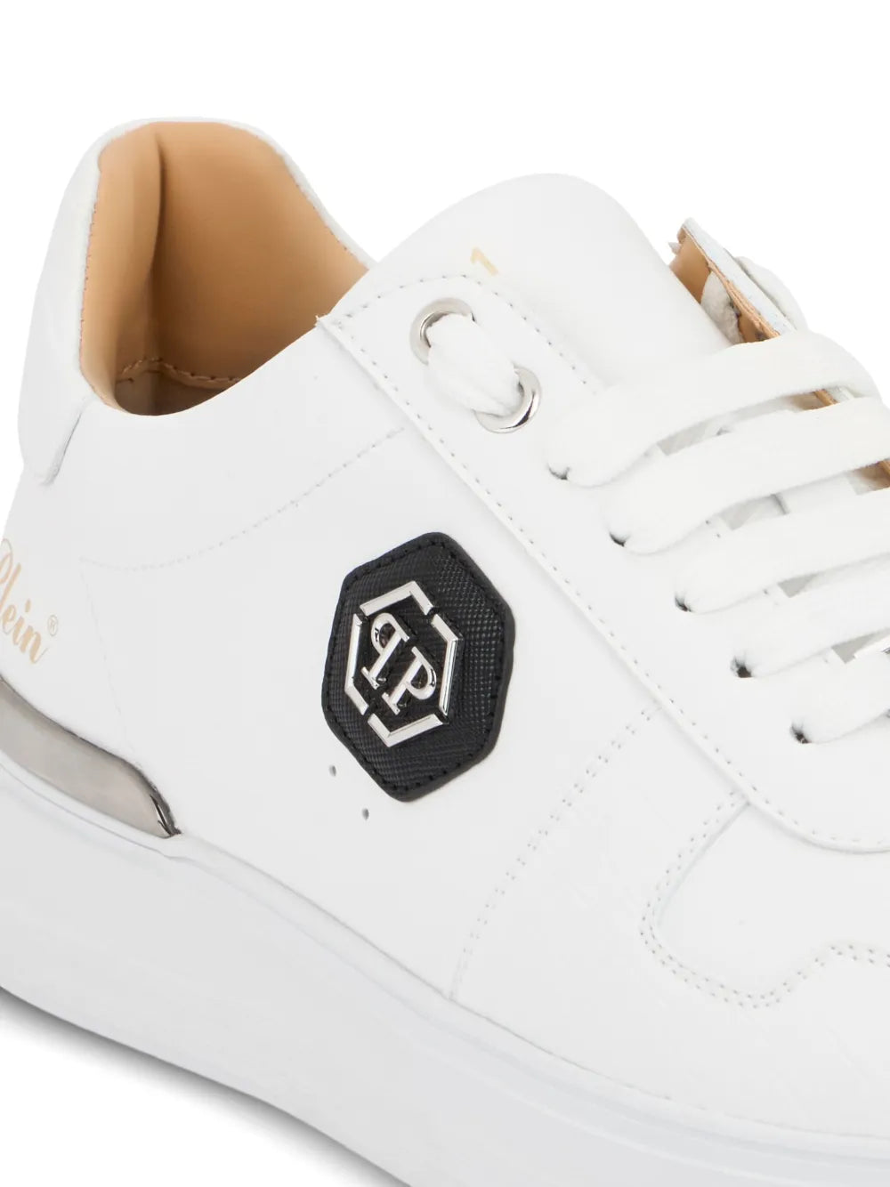Philipp Plein T-Rex Logo Plaque Trainers