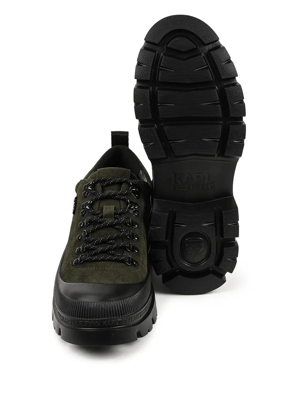 Karl Lagerfeld Trekka Lace-Up Lug-Sole Sneakers
