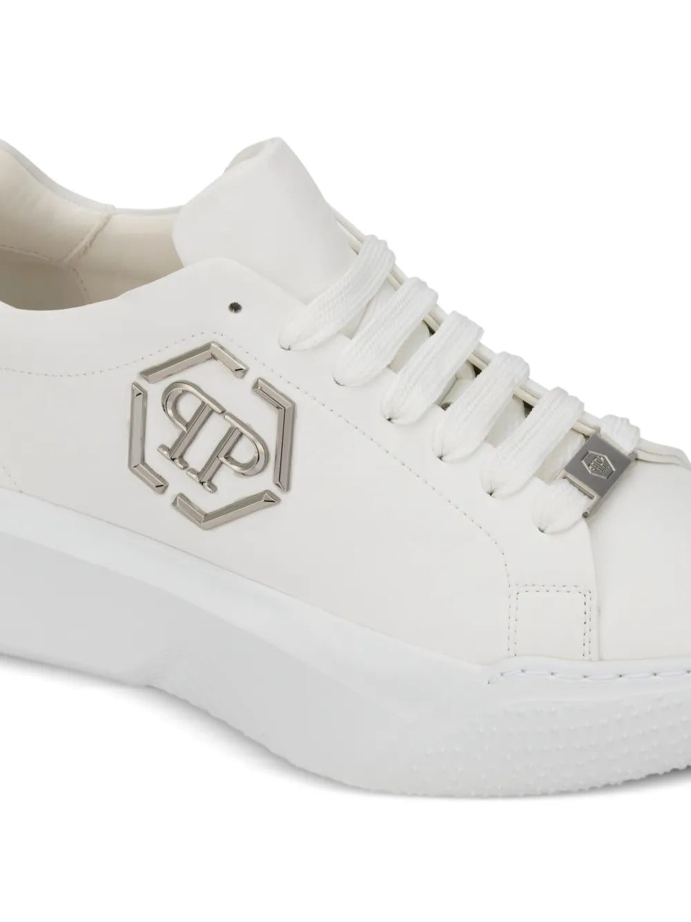 Philipp Plein Godzilla Hexagon Logo Plaque Runner Trainers