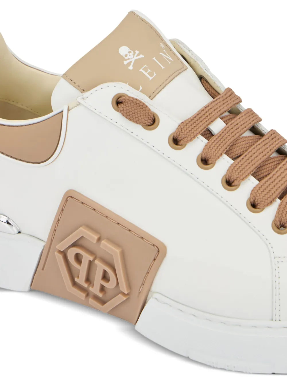 Philipp Plein Phantom Kick$ Logo-Plaque Low-Top Sneakers