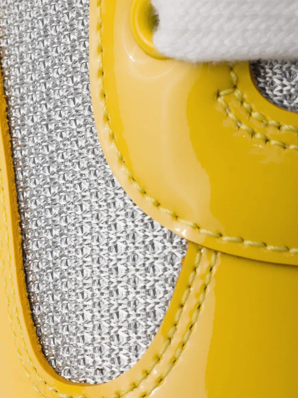 Prada Americas Cup Patent-Leather Sneakers