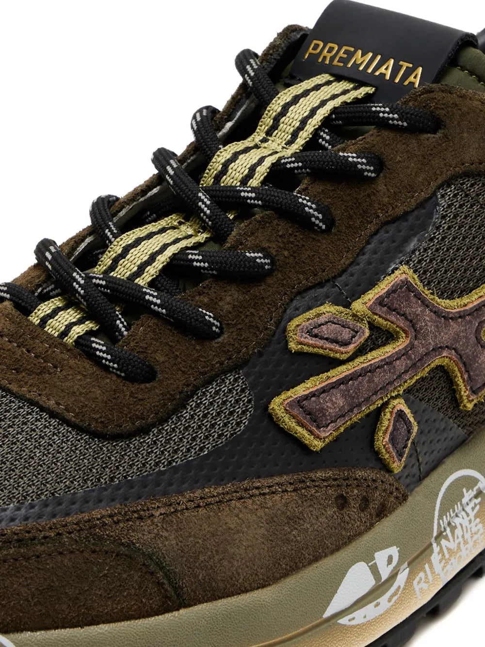 Premiata Nous 7725 Appliqued Sneakers