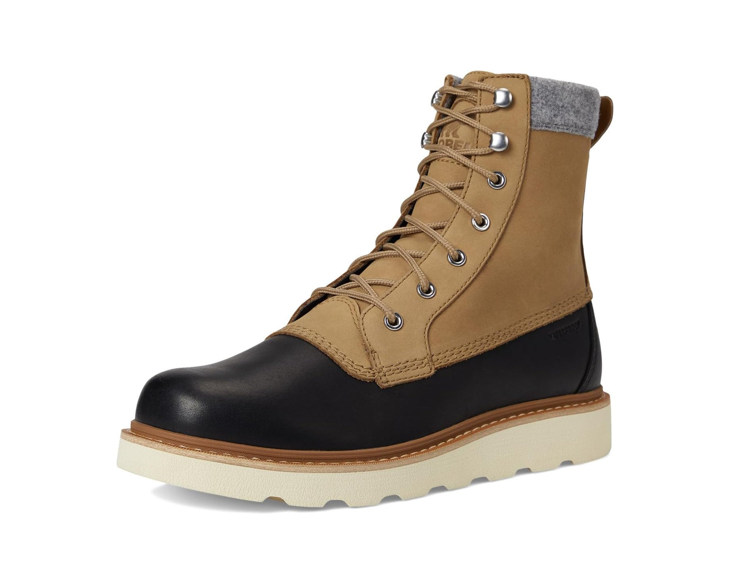 Men's SOREL Slabtown 62' Caribou Waterproof Caribou Buff/Black
