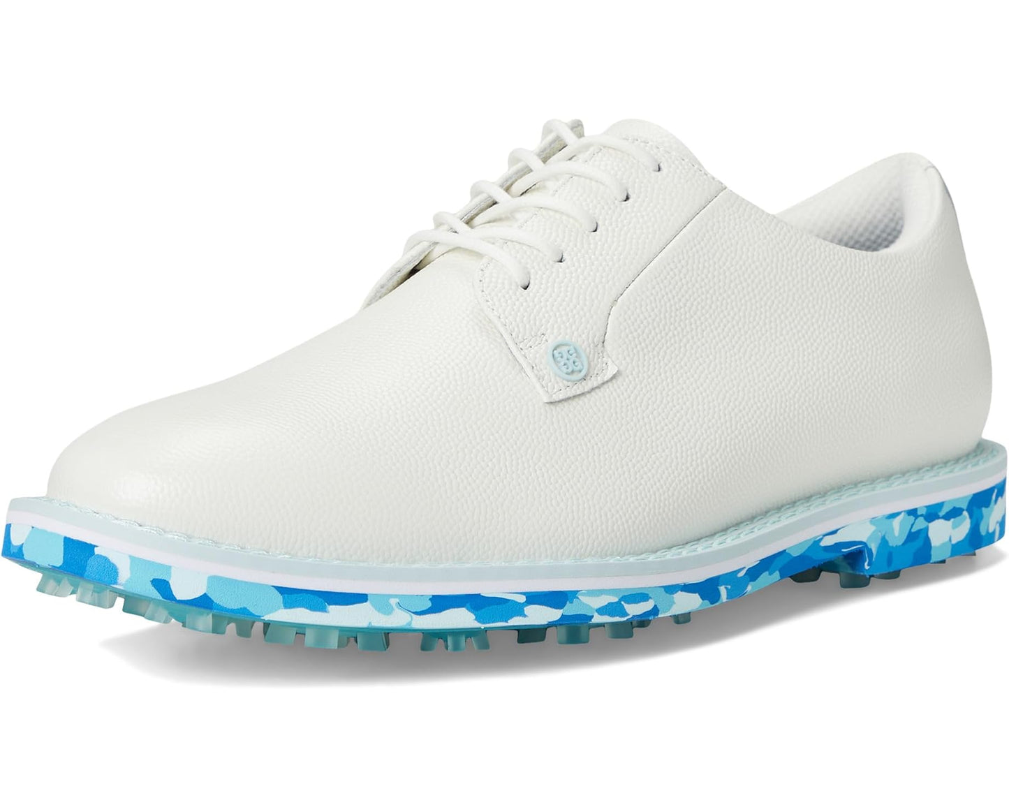 Men's GFORE Gallivanter Camo Leather Golf Shoes Snow/Mosaic