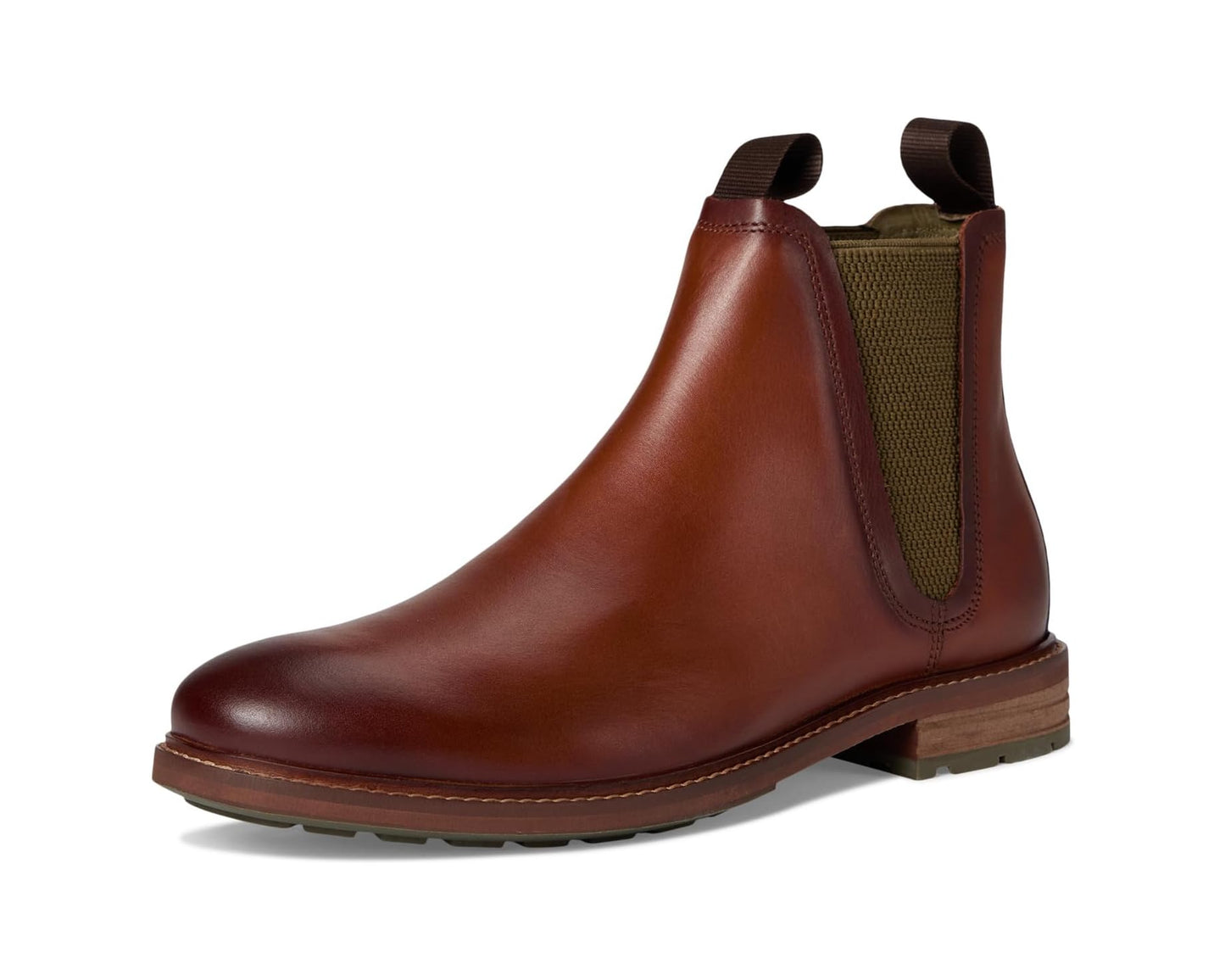 Men's Stacy Adams Isaacson Chelsea Boots Cognac