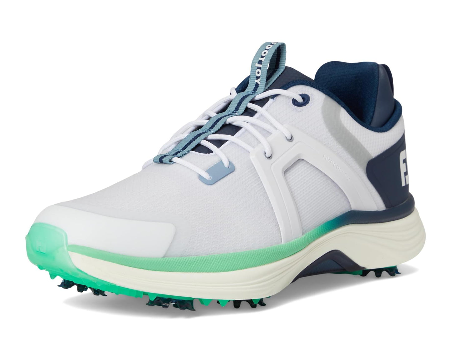Men's FootJoy Hyperflex White/Peacoat/Aquamarine