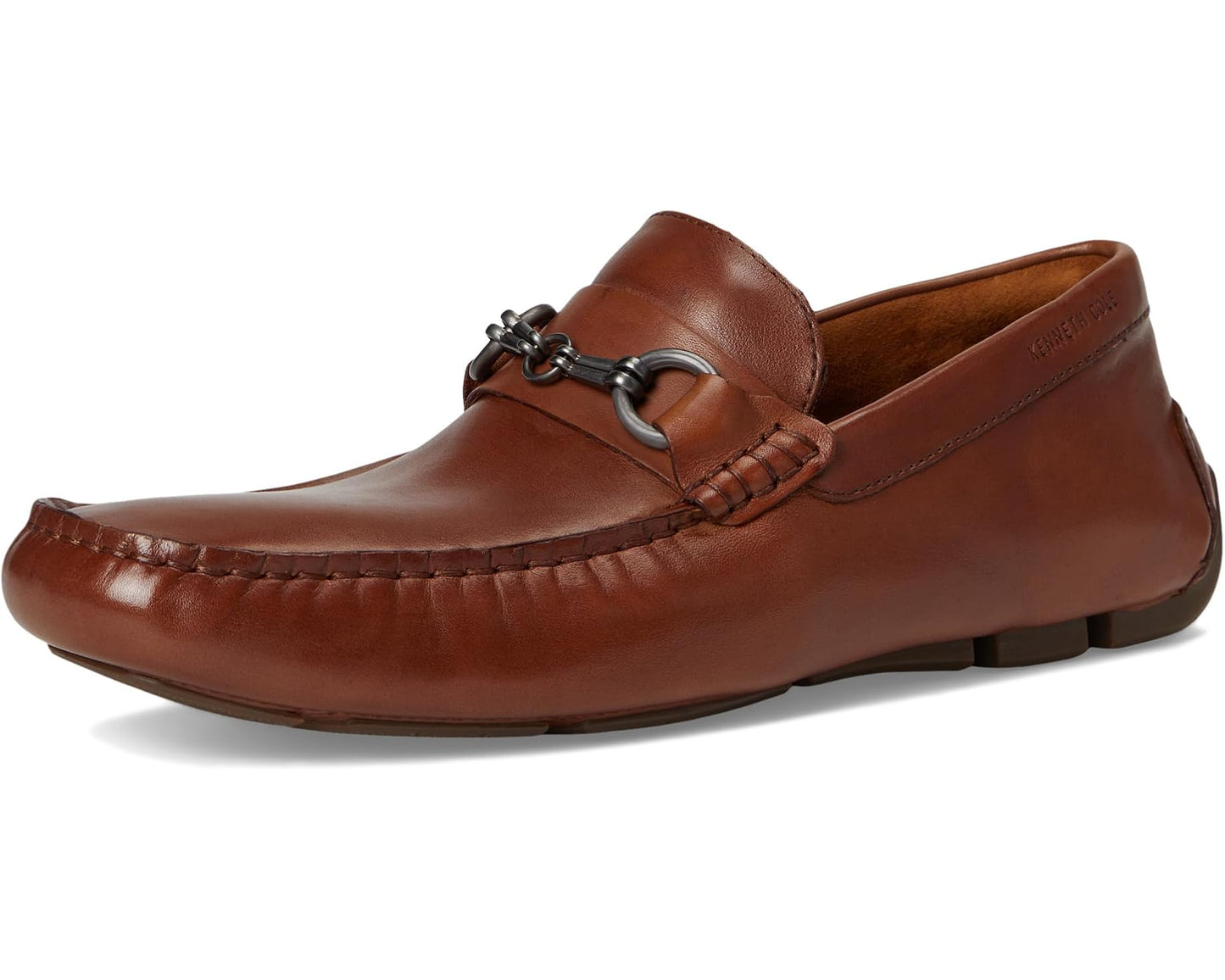 Men's Kenneth Cole Theme Bit Detail Driver Cognac