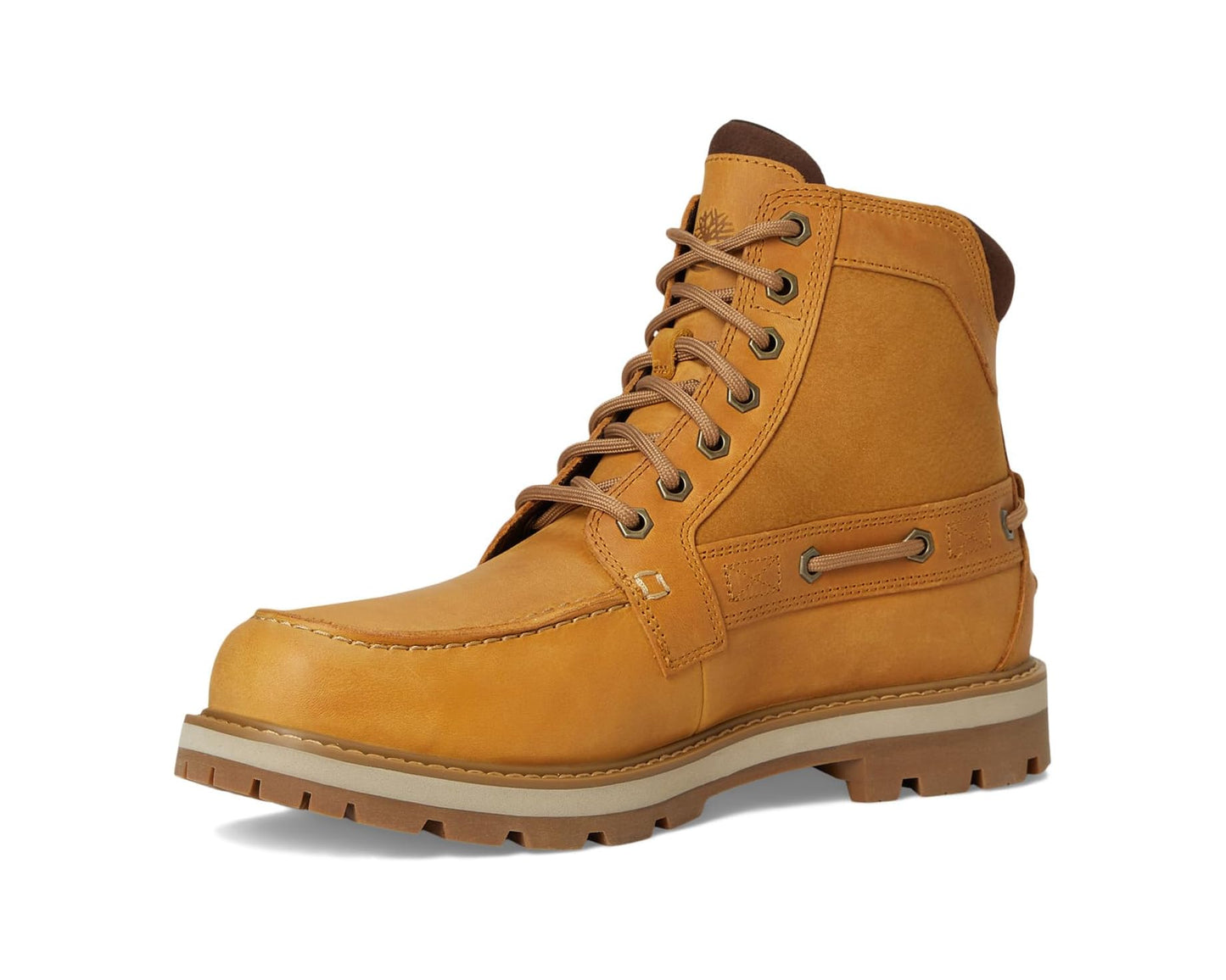 Men's Timberland Britton Road Mid Lace Up Waterproof Wheat Full Grain
