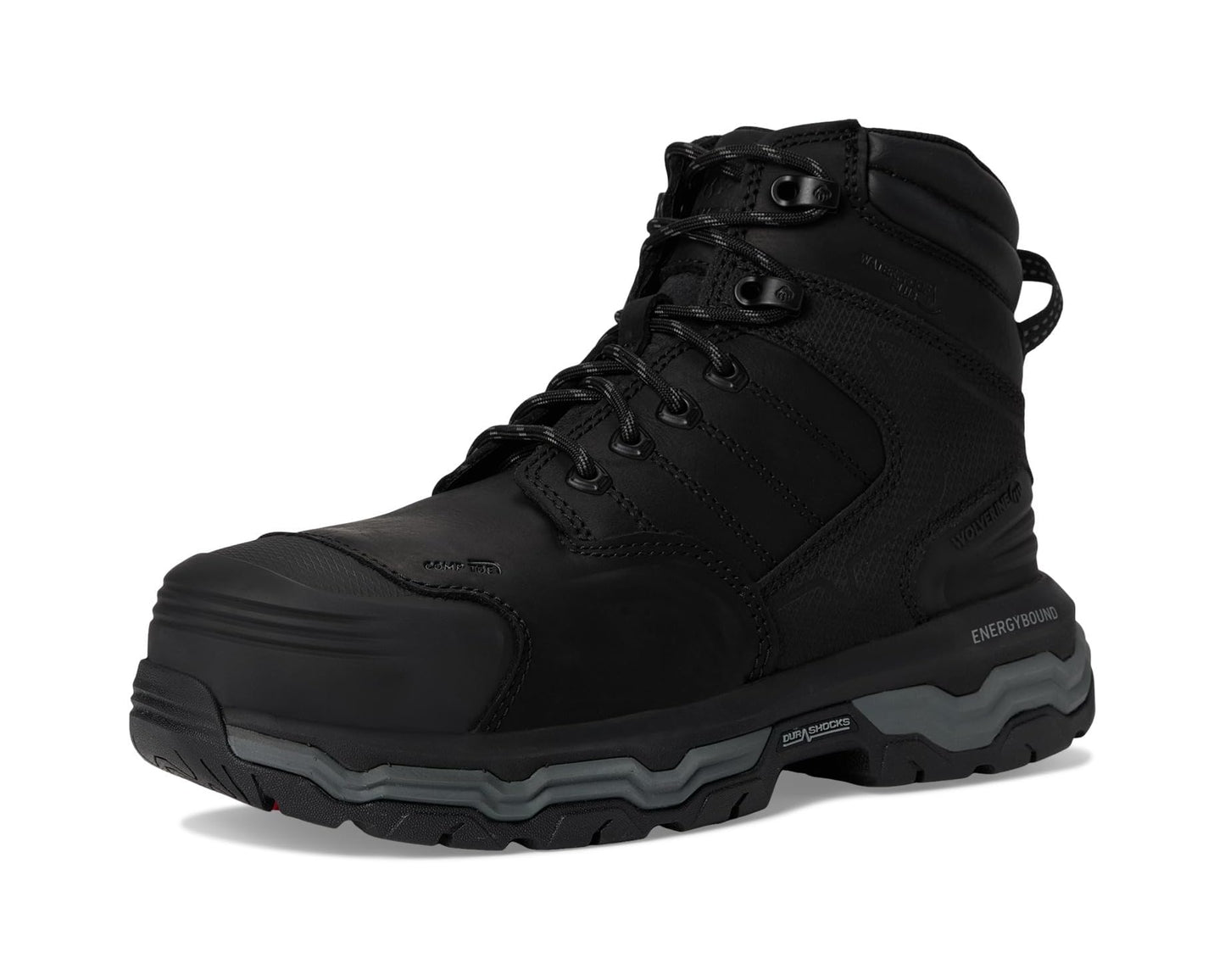 Men's Wolverine Alpha Ft Wolverine Infinity System 6 Carbonmax® Work Boot Black