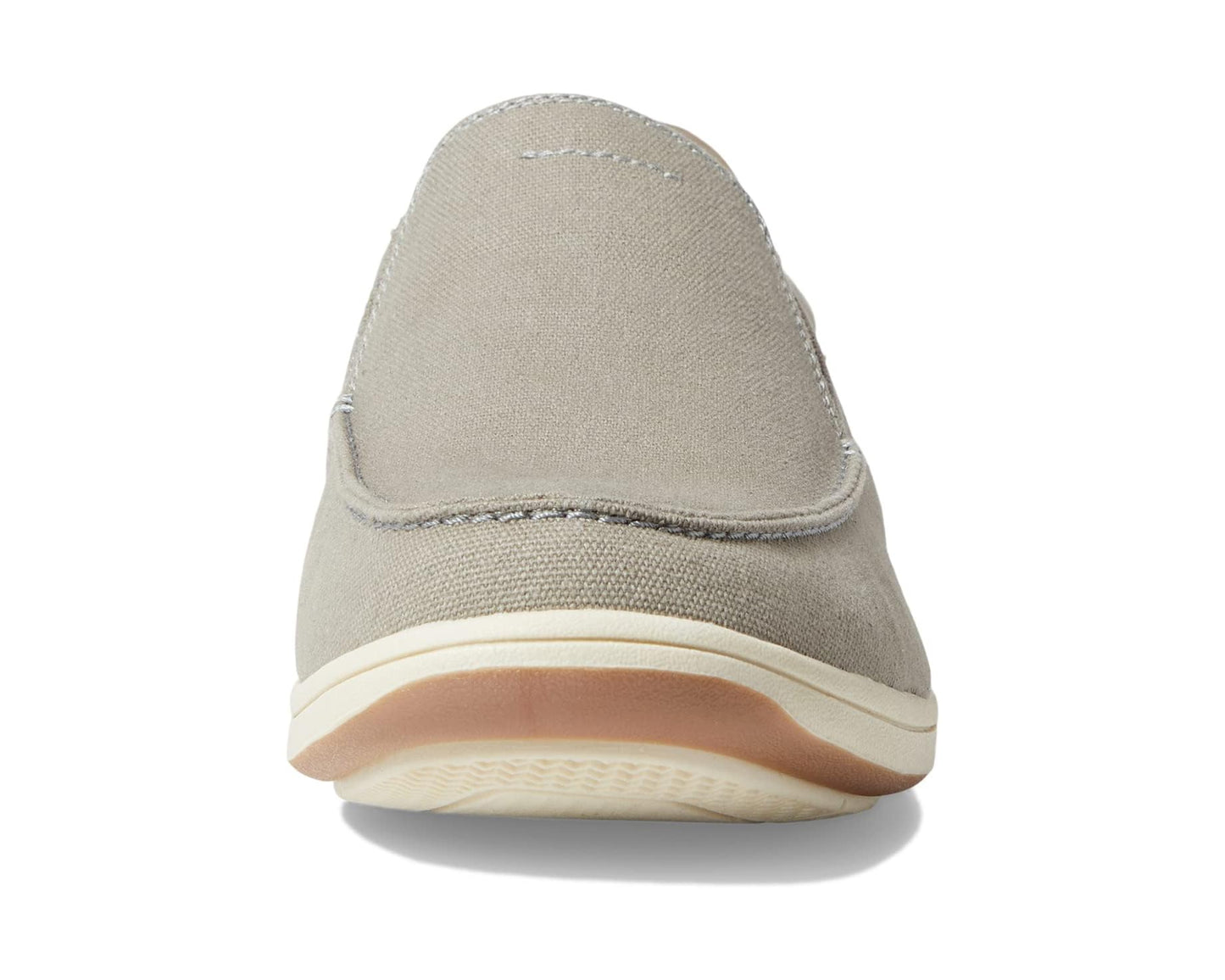 Men's Florsheim Lakeside Canvas Moc Toe Slip-On Gray Canvas