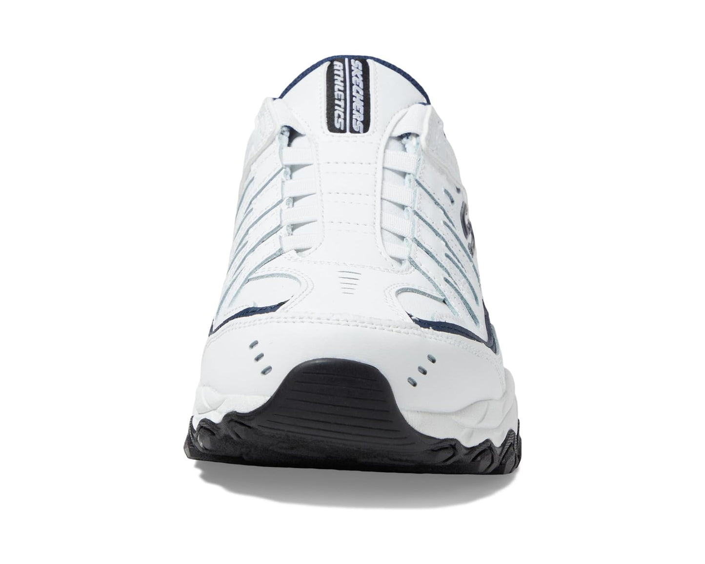 Men's SKECHERS Afterburn M. Fit Grill Captain Hands Free Slip-Ins White/Navy