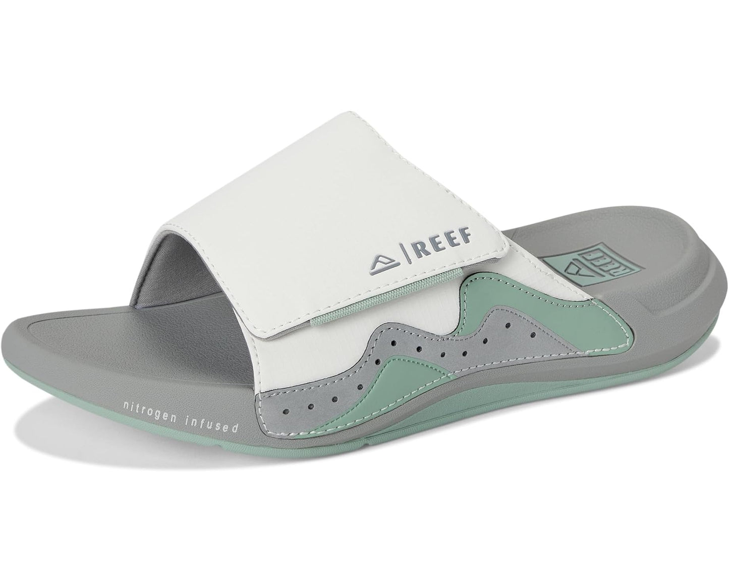 Men's Reef Swell Cruiser Slide Grey/Green