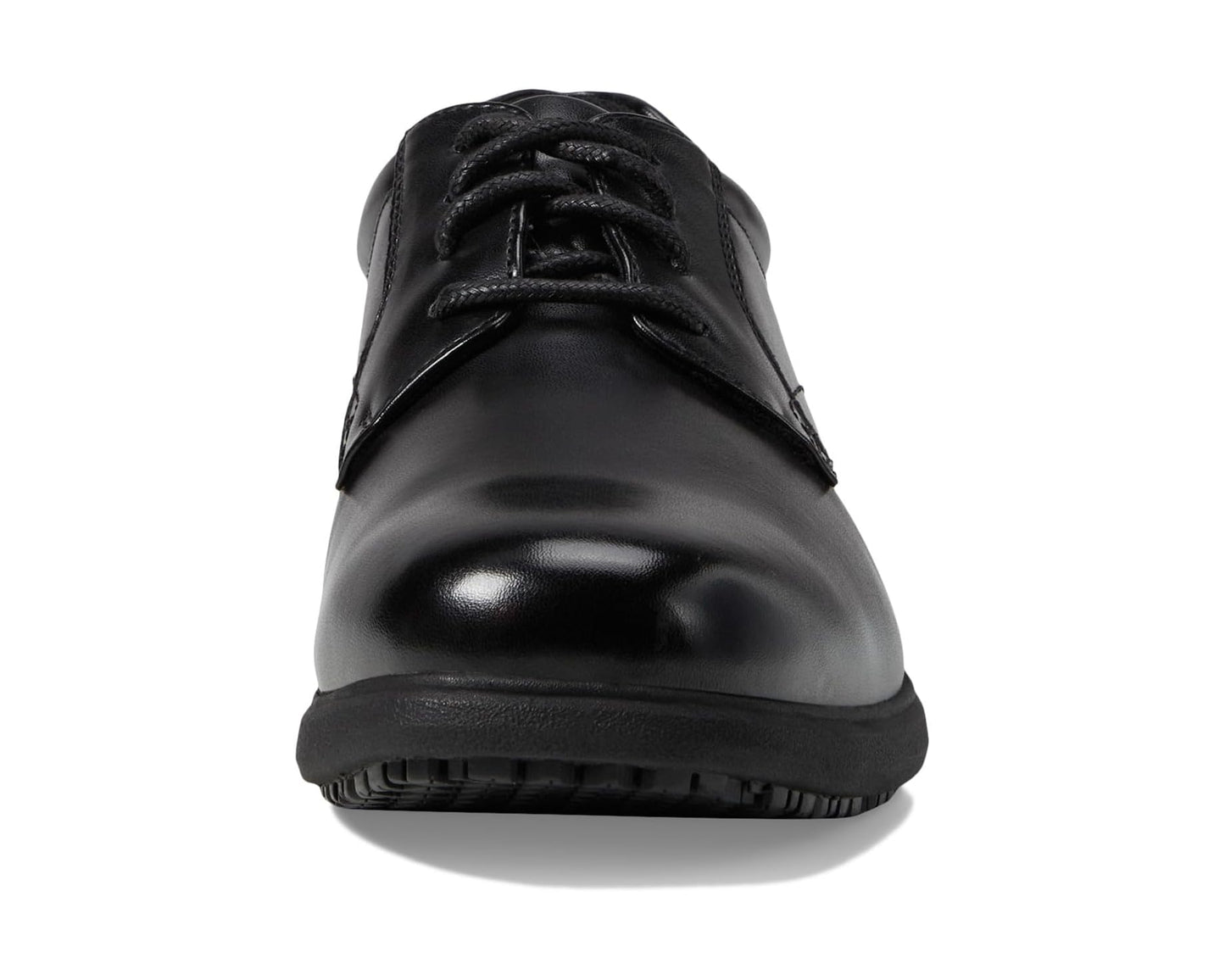 Men's Nunn Bush Sherman Slip Resistant Plain Toe Oxford Black