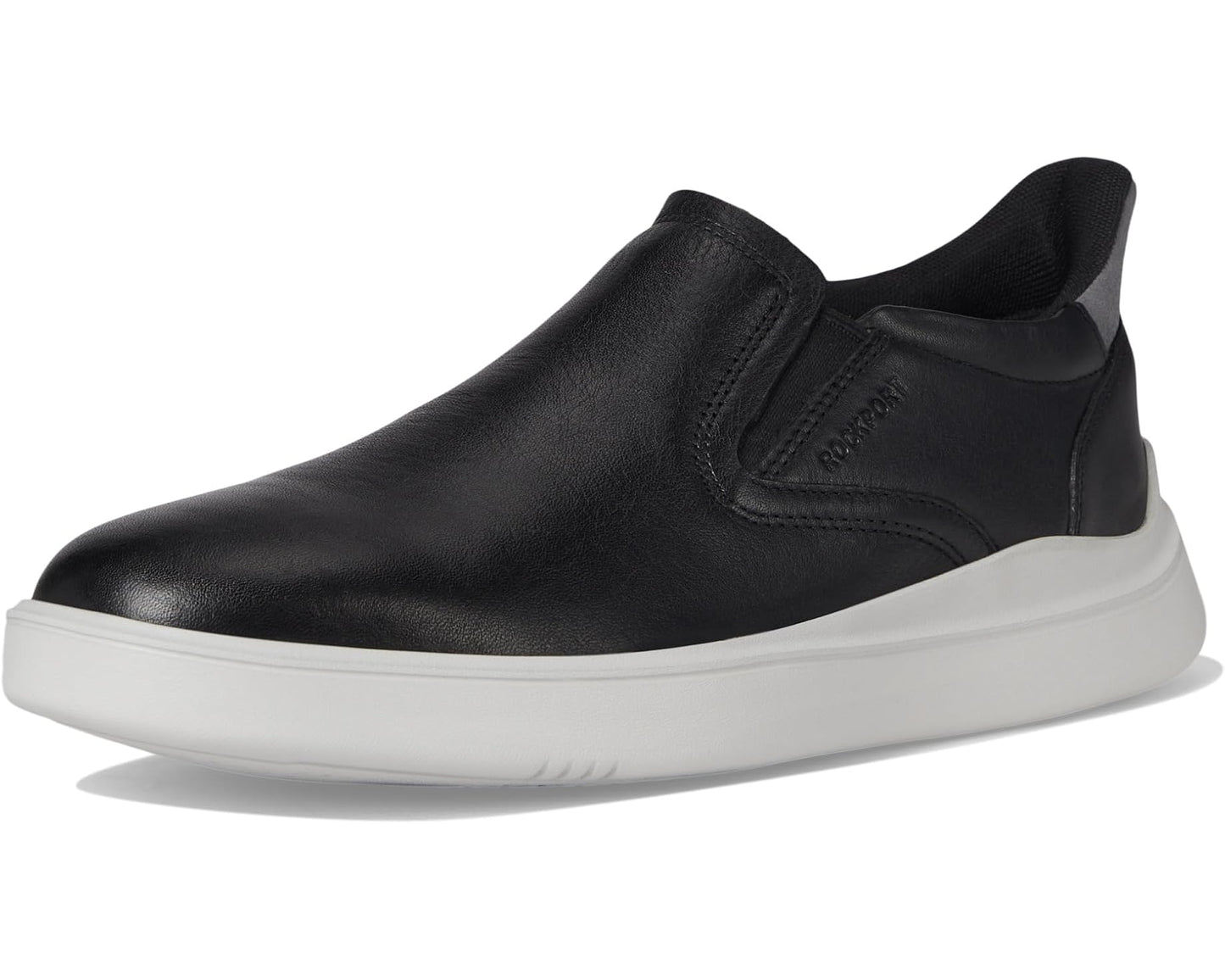Men's Rockport Tristen Step Activated Slip-On Black Leather