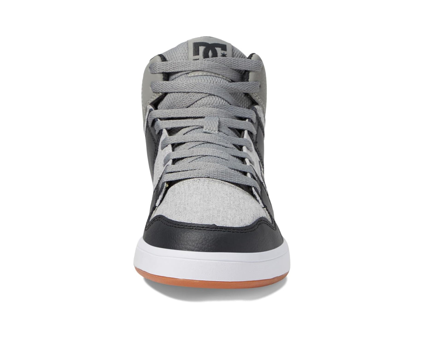 Men's DC Cure Casual High-Top Skate Shoes Sneakers Dark Grey/Light Grey