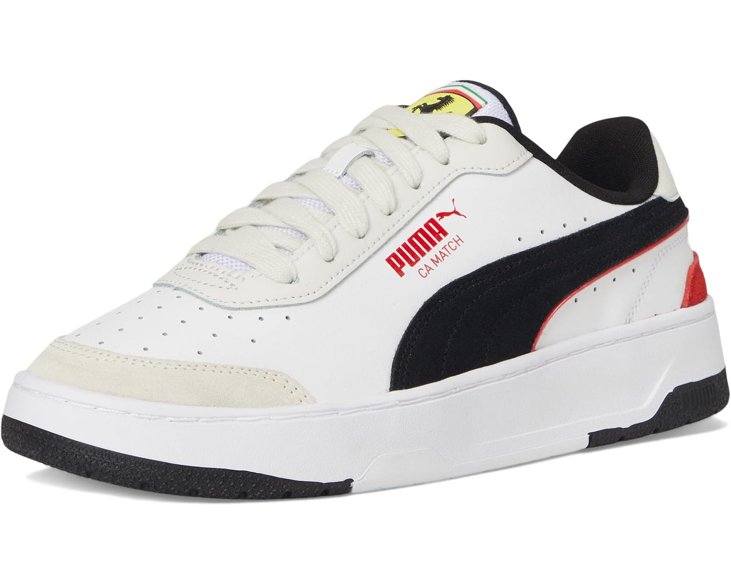 Men's PUMA Scuderia Ferrari Ca Match Shoes White/Vapor Gray/White