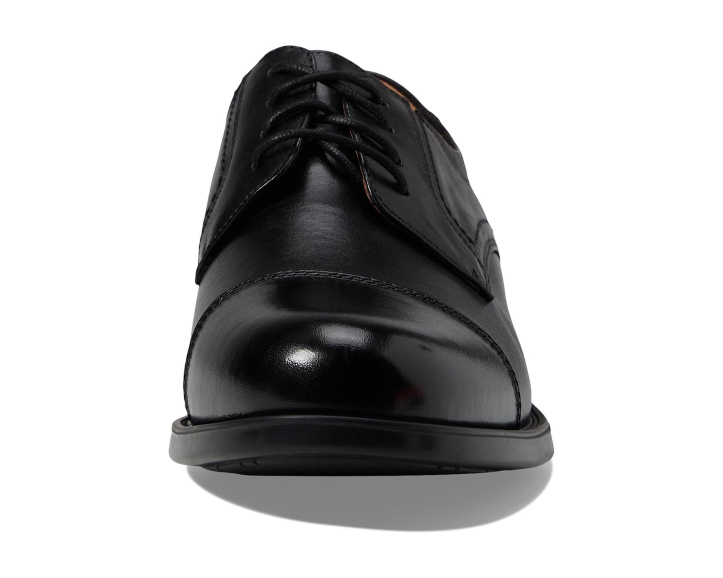 Men's Florsheim Midtown Cap Toe Oxford Black Smooth