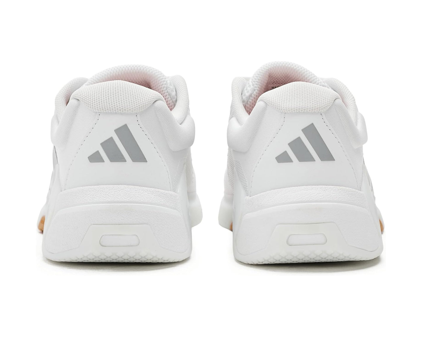 Men's adidas Dropset 4 Power Trainer Training Shoes White/Halo Silver/White