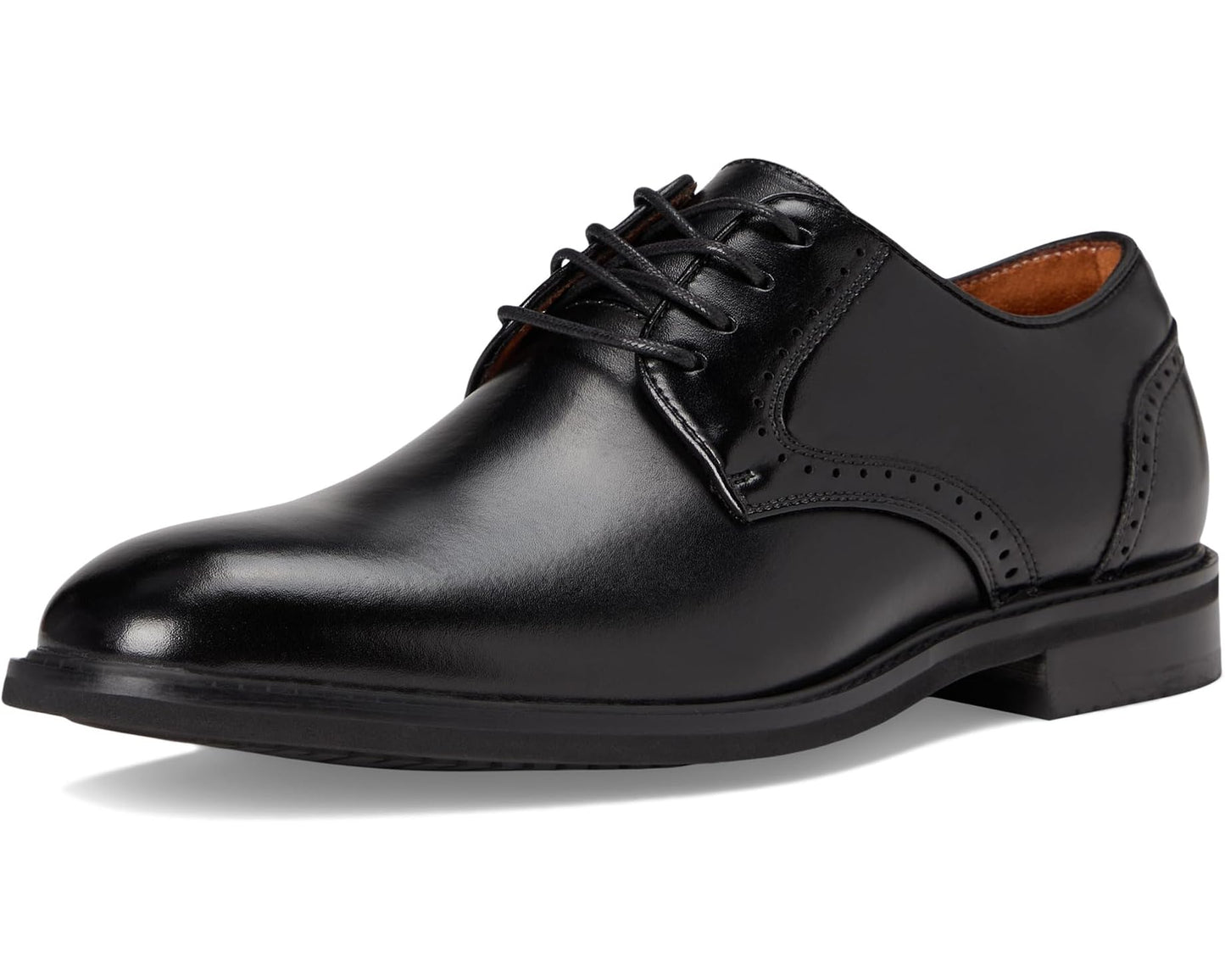 Men's Stacy Adams Benson Plain Toe Lace-Up Black