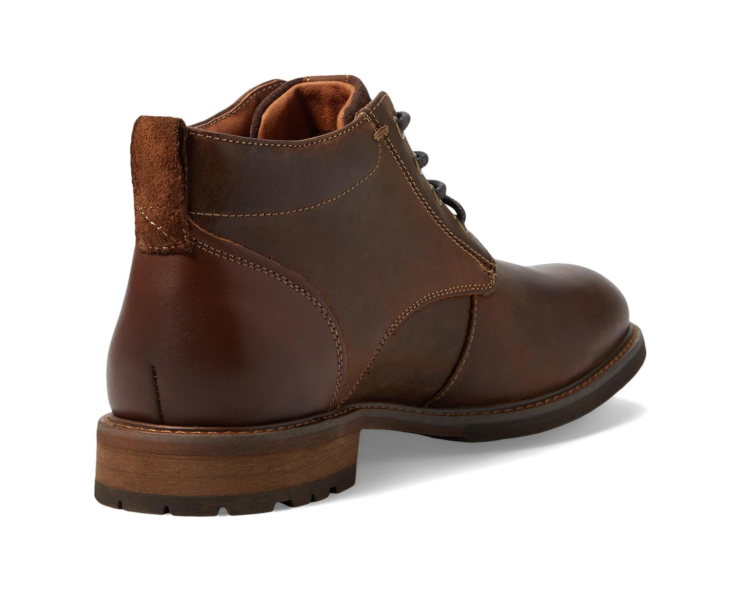 Men's Florsheim Lodge Plain Toe Chukka Boots Brown Crazy Horse