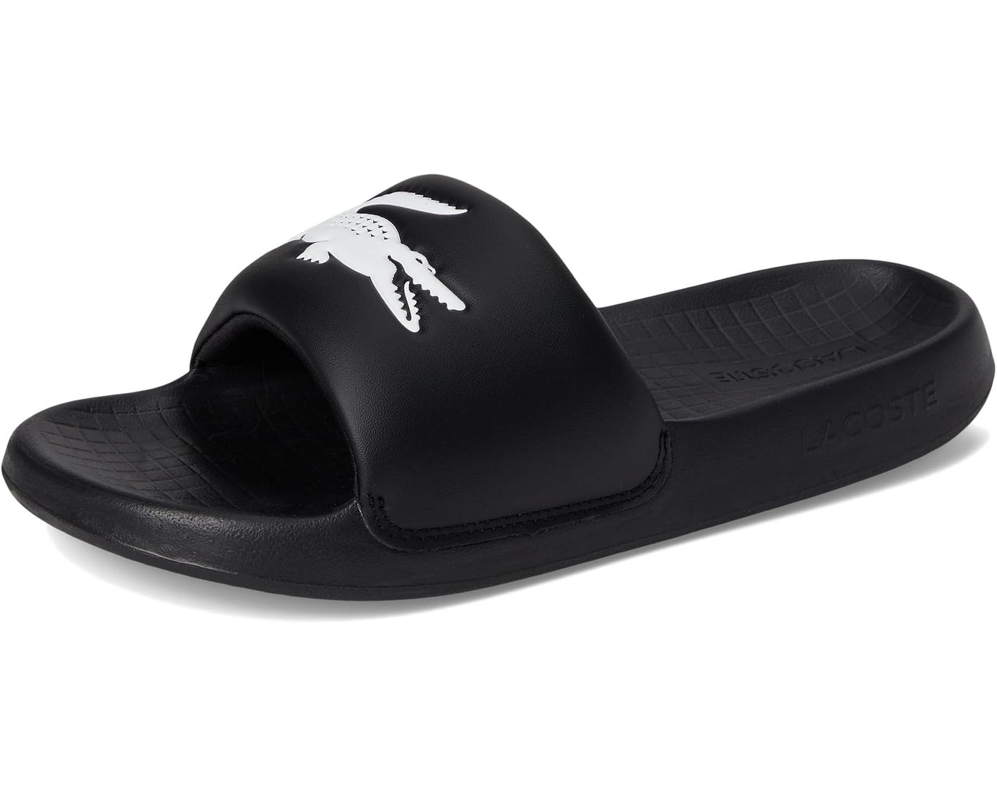 Men's Lacoste Serve Slide 1.0 Black/White Croc