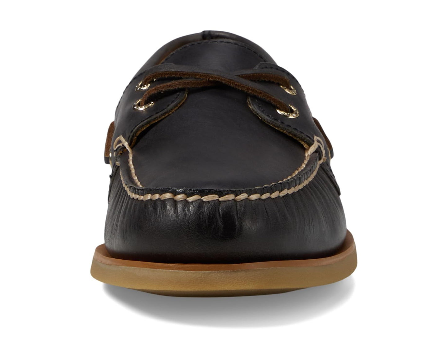 Men's Sperry Gold Authentic Original 2-Eye Seasonal Black Leather