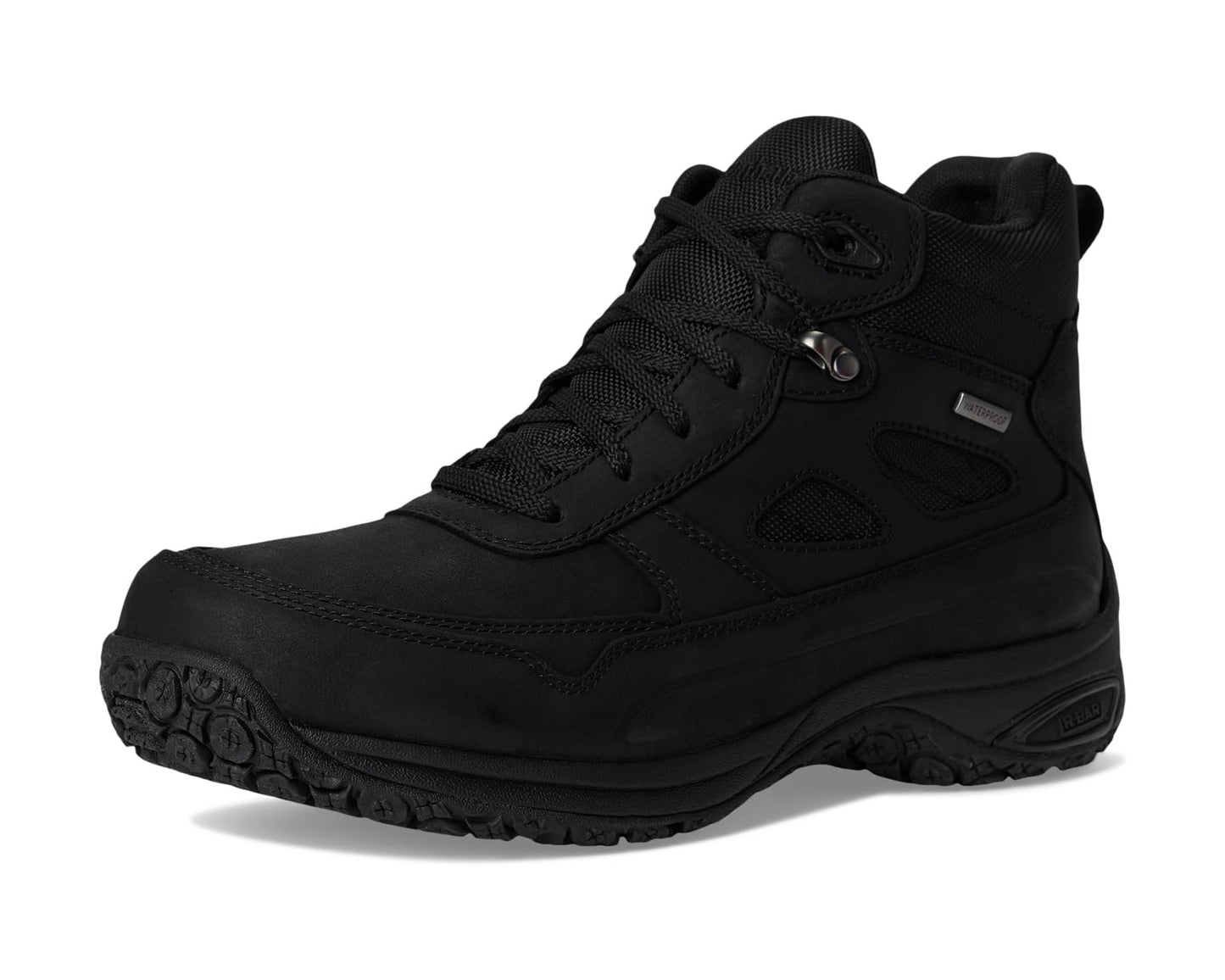 Men's Dunham Cloud Plus Mid II Waterproof Boots Black Leather