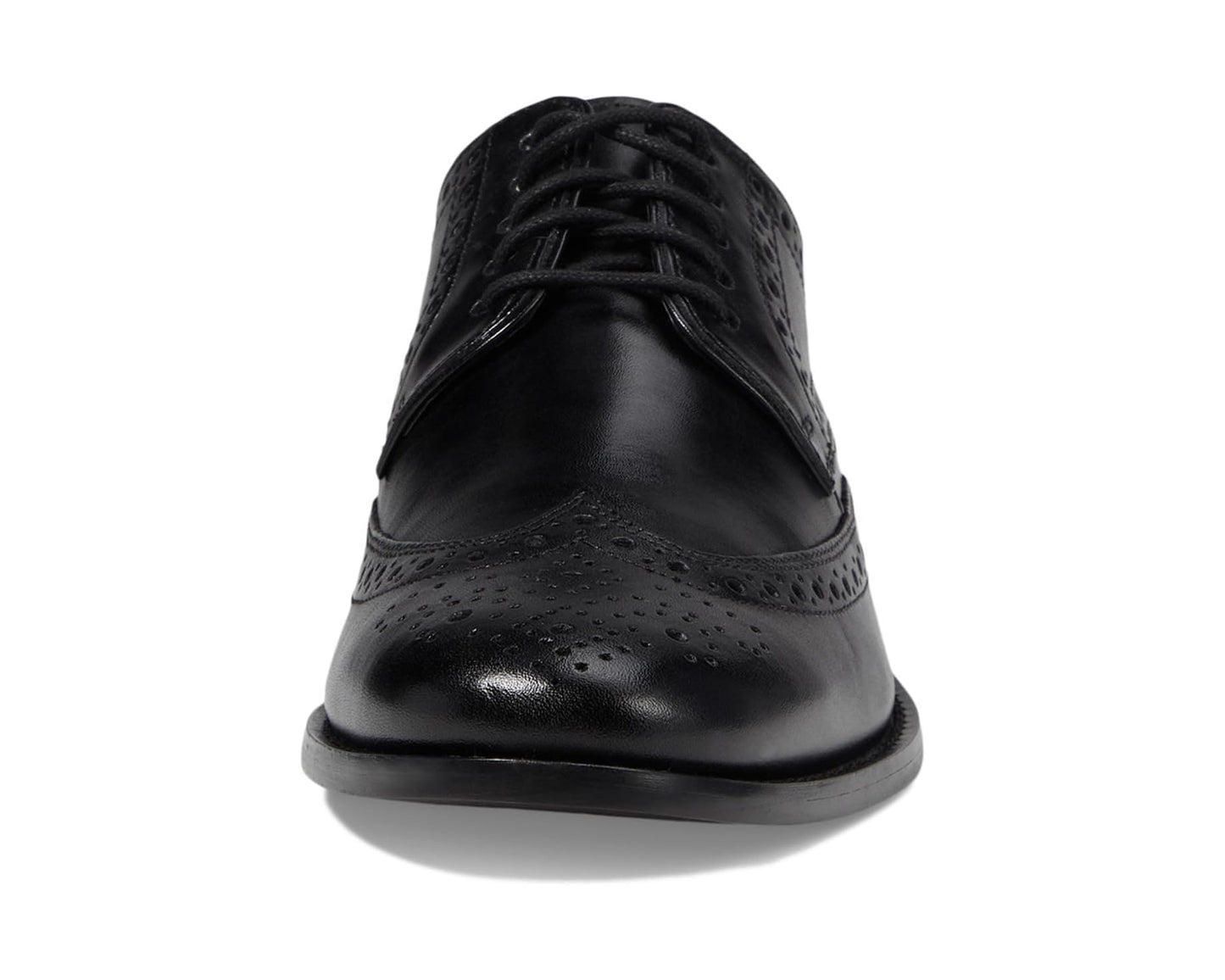 Men's Nunn Bush Nelson Wing Tip Dress Casual Oxford Black