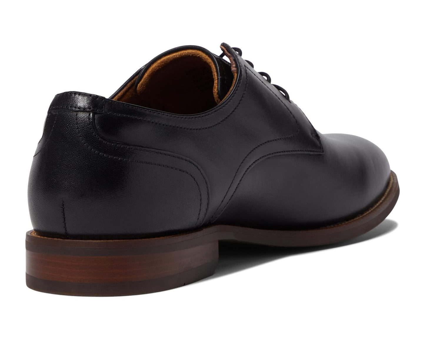 Men's Florsheim Rucci Plain Toe Oxford Black Smooth