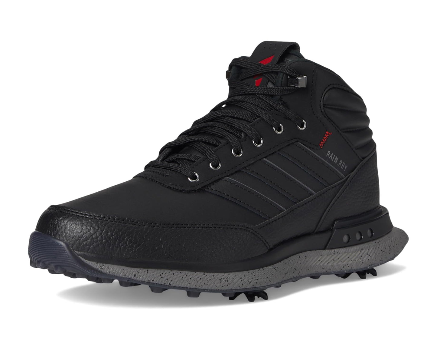 Unisex adidas Golf S2G RAIN.RDY Golf Shoes Core Black/Iron Metallic/Better Scarlet