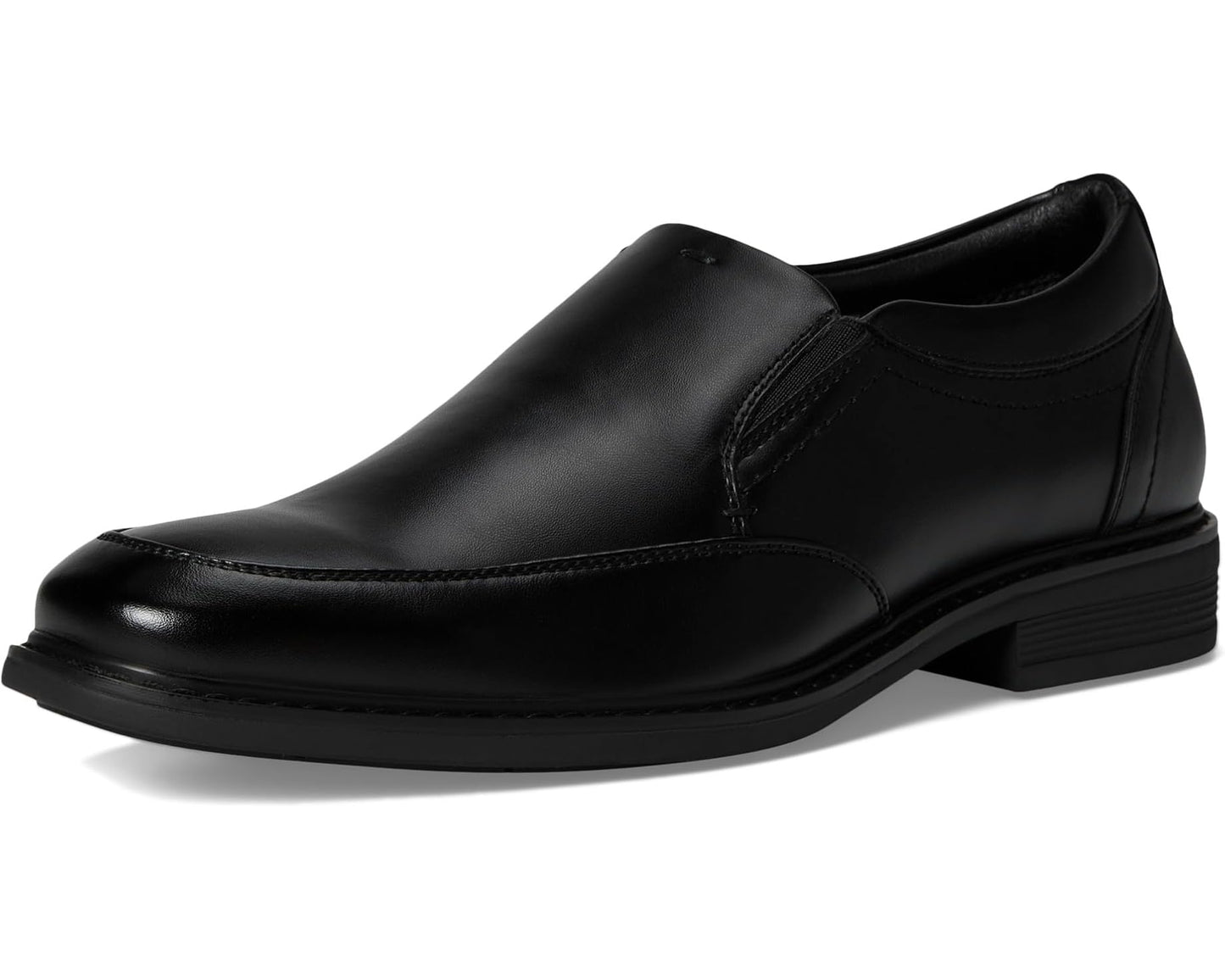 Men's Nunn Bush Jarvis Moccasin Toe Slip-On Dress Casual Business Loafers Black