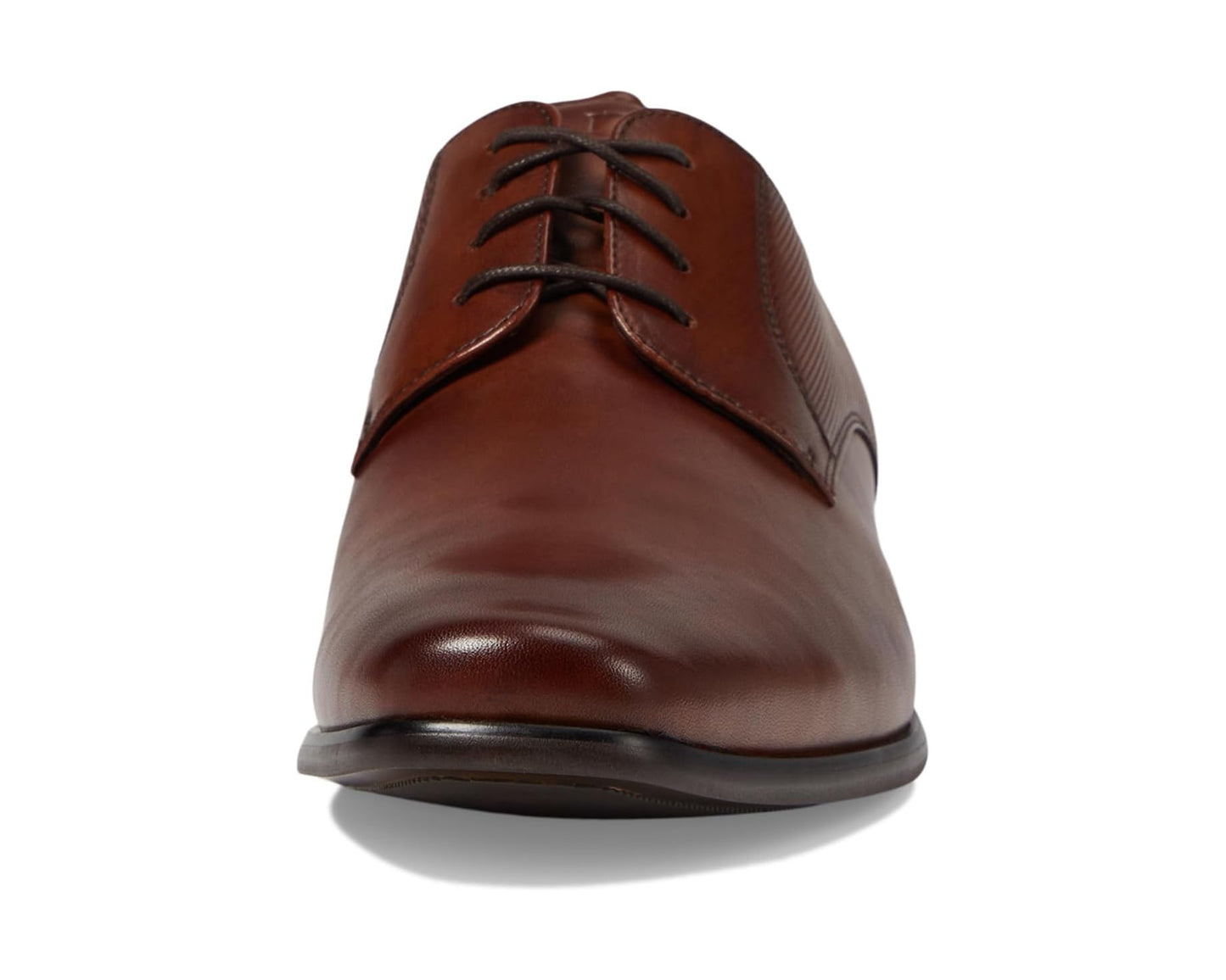 Men's Florsheim Postino Plain Toe Oxford Cognac Smooth/Perf