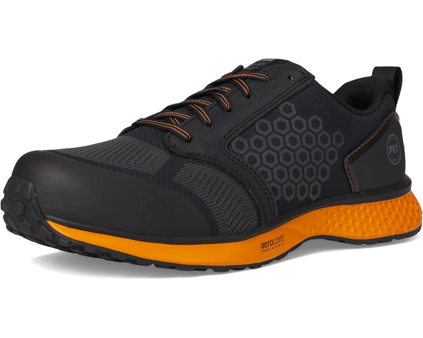 Men's Timberland PRO Reaxion Composite Safety Toe Black/Orange-2024 New