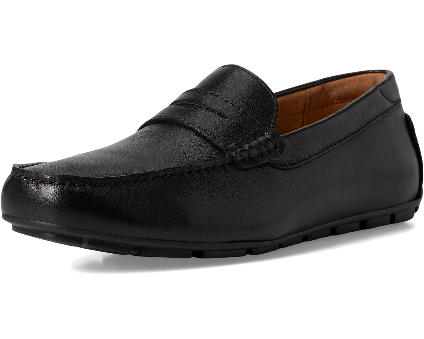 Men's Florsheim Motor Smooth Moc Toe Penny Driver Black