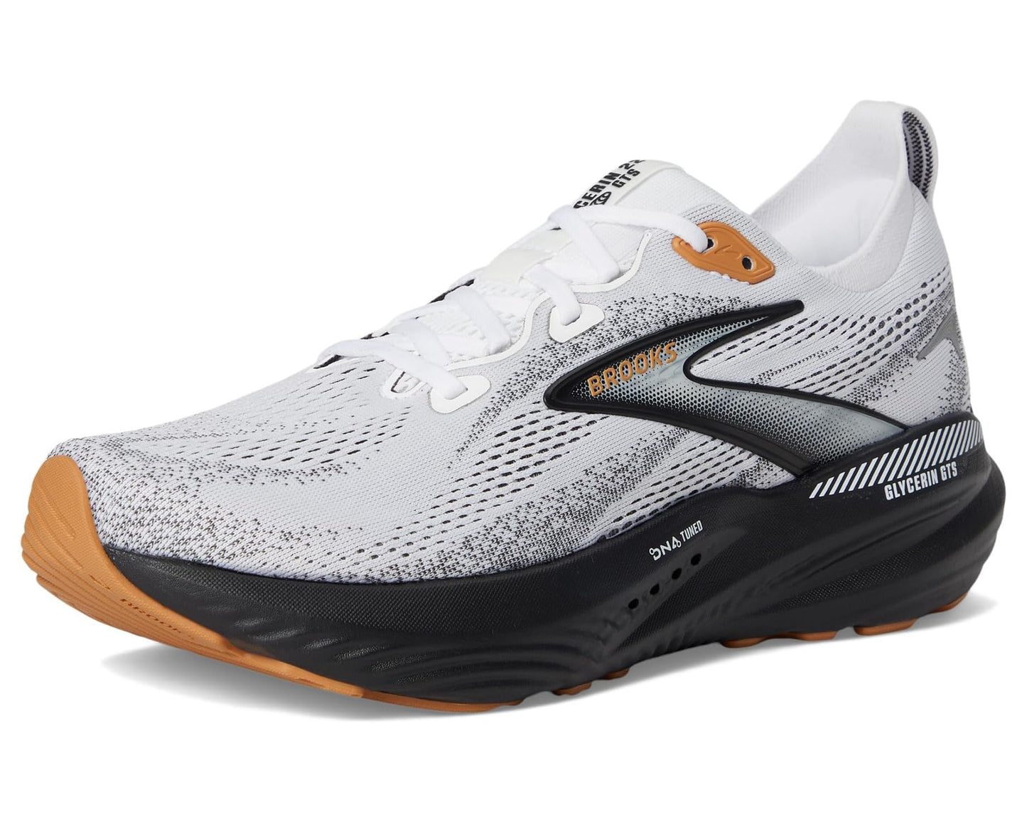 Men's Brooks Glycerin GTS 22 White/Grey/Black