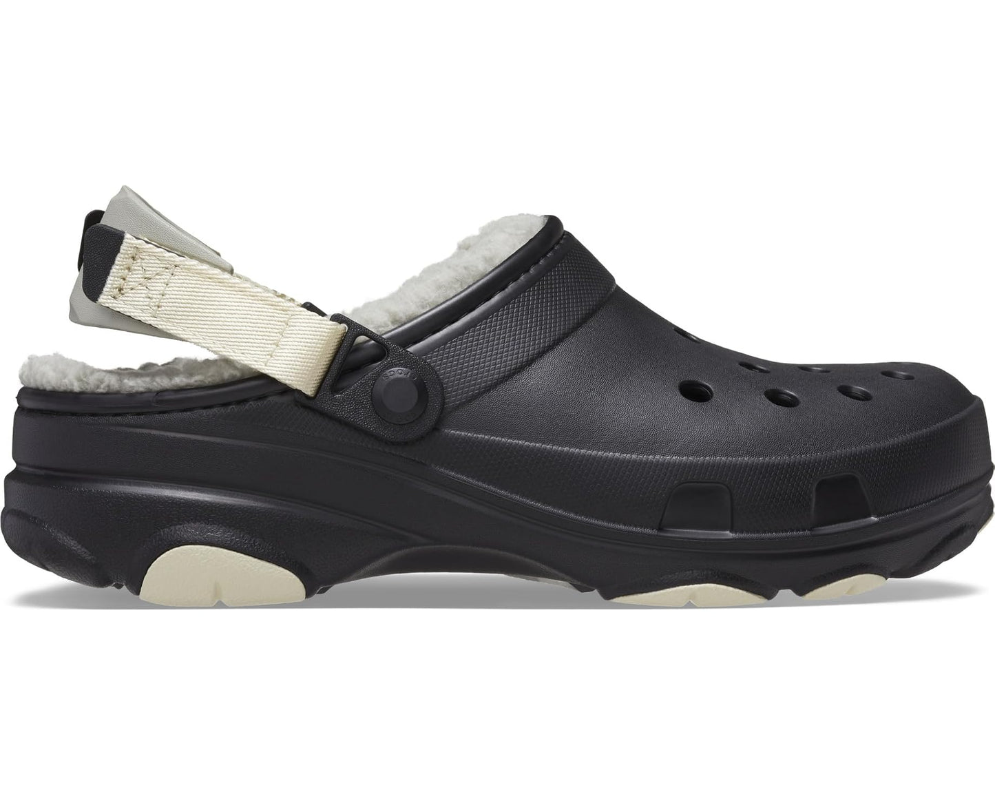 Unisex Crocs All Terrain Lined Clog Black