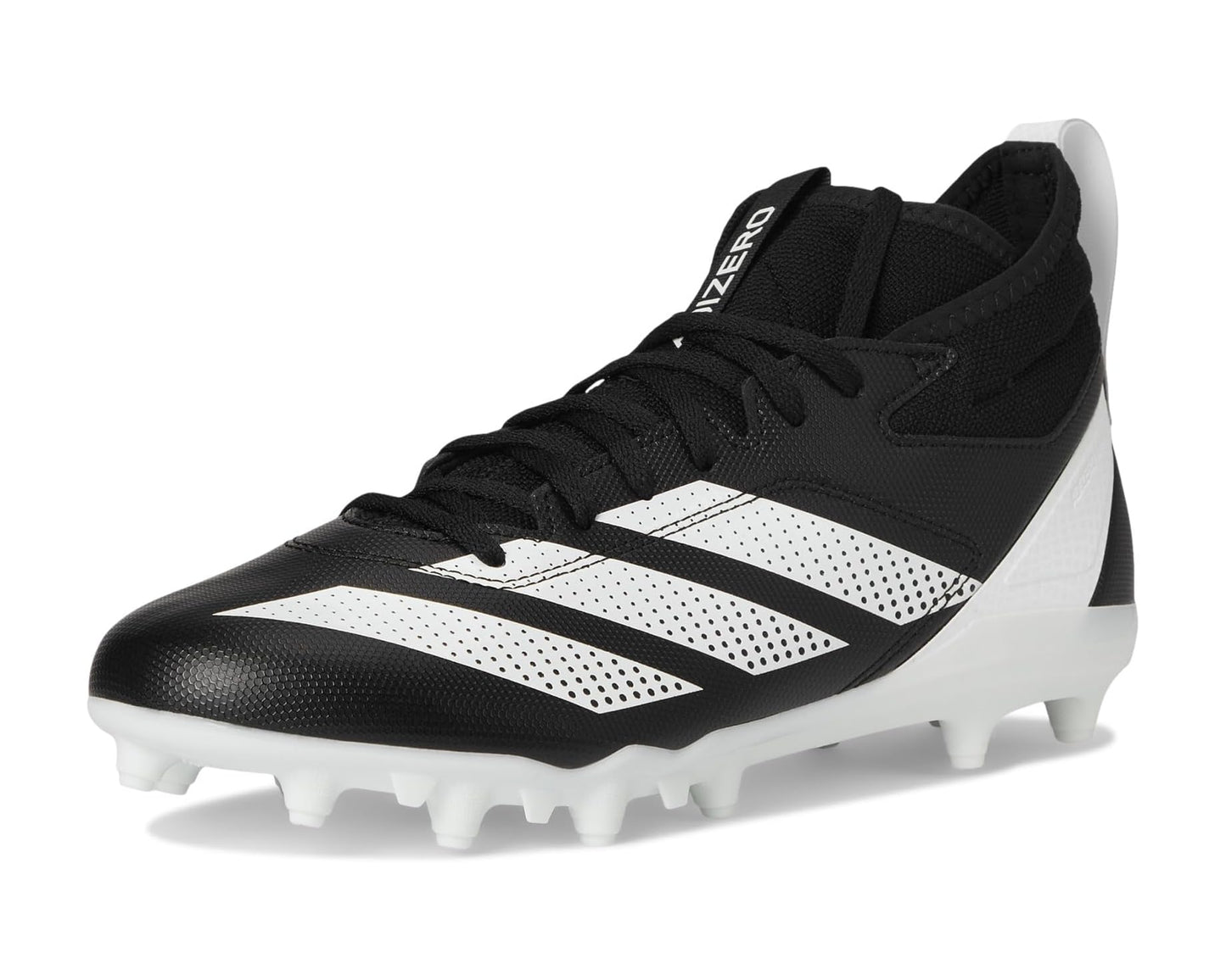 Men's adidas Adizero Impact.2 Football Cleats Black/White/Black