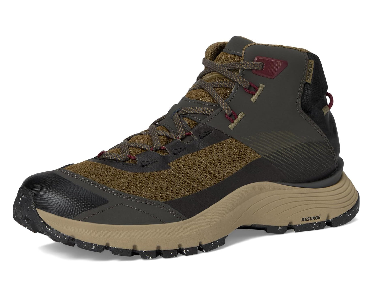 Men's Danner Trail Junction Mid Black Olive/Port