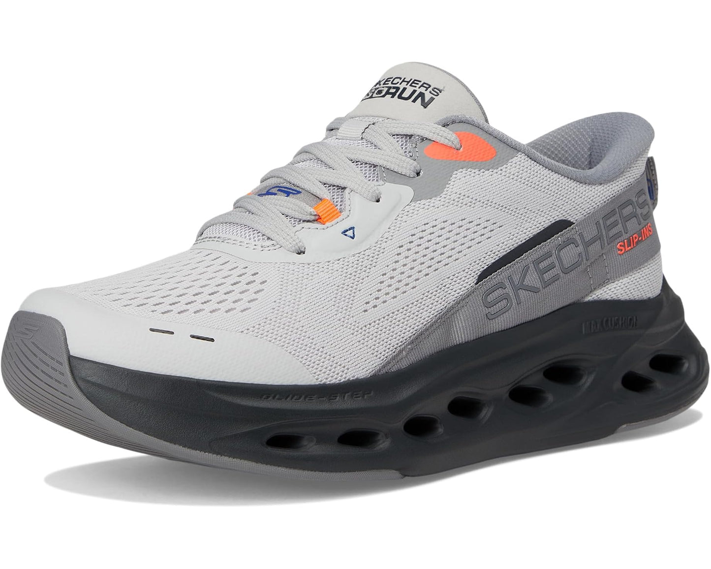 Men's SKECHERS Hands Free Slip-ins Max Cushioning Glide-Step - Advert Sneaker Gray/Black
