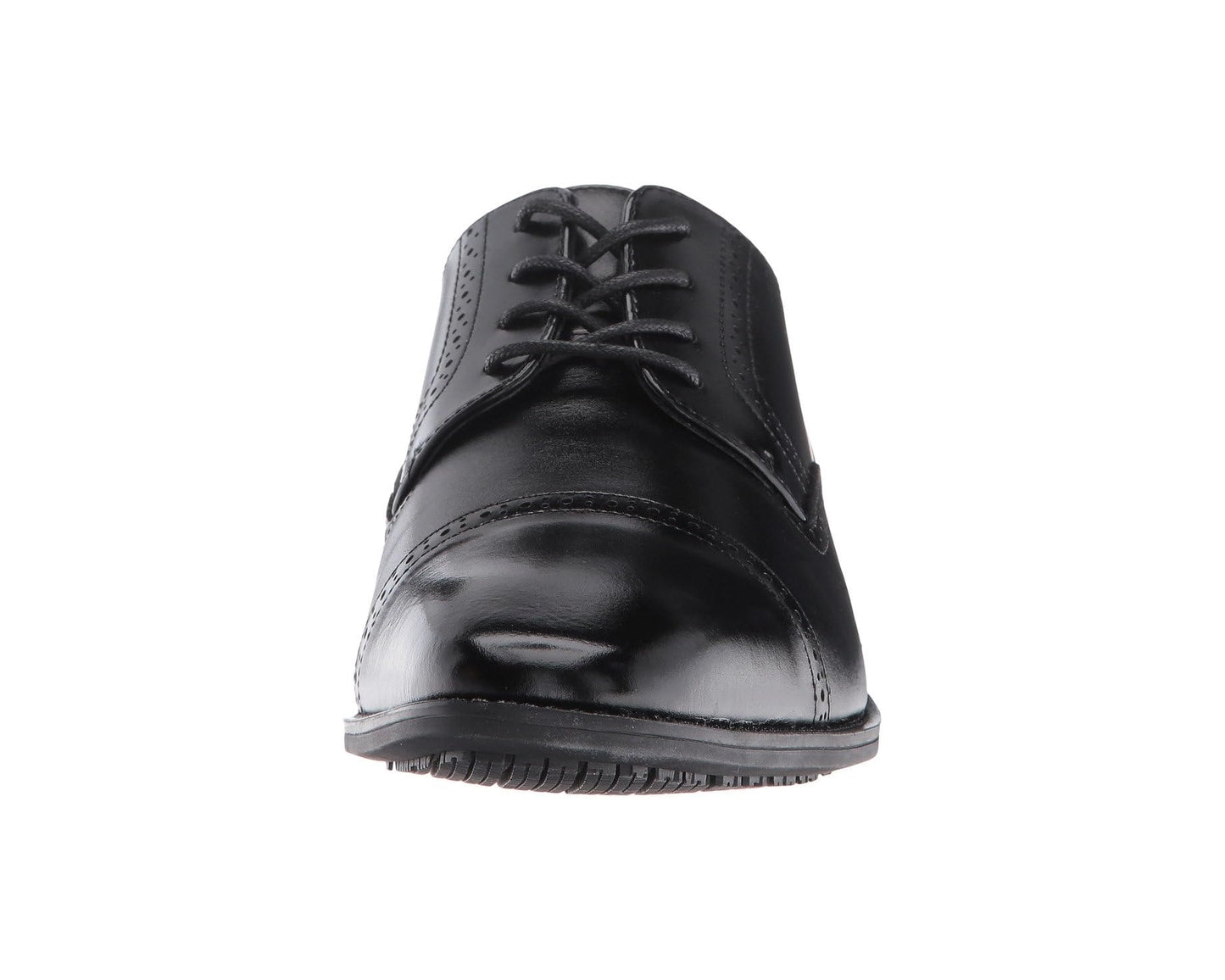 Men's Stacy Adams Abbott Slip Resistant Cap Toe Oxford Black