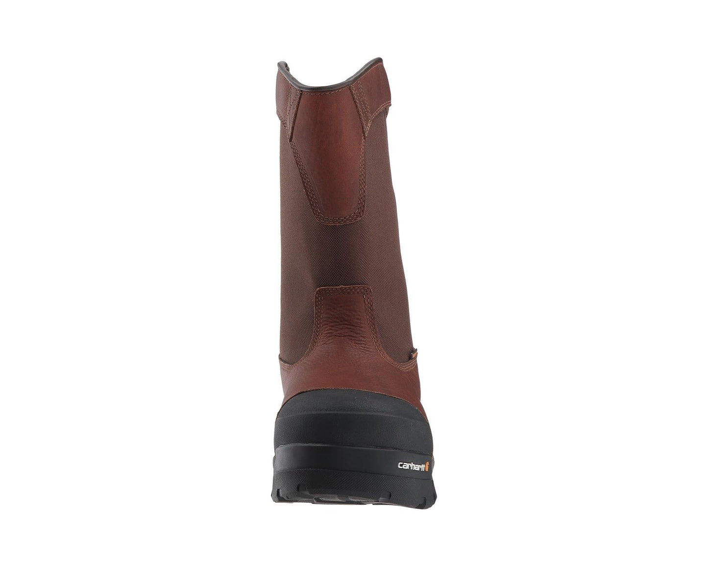 Men's Carhartt 10 Waterproof Comp Toe Pull-On Work Boots Brown Leather