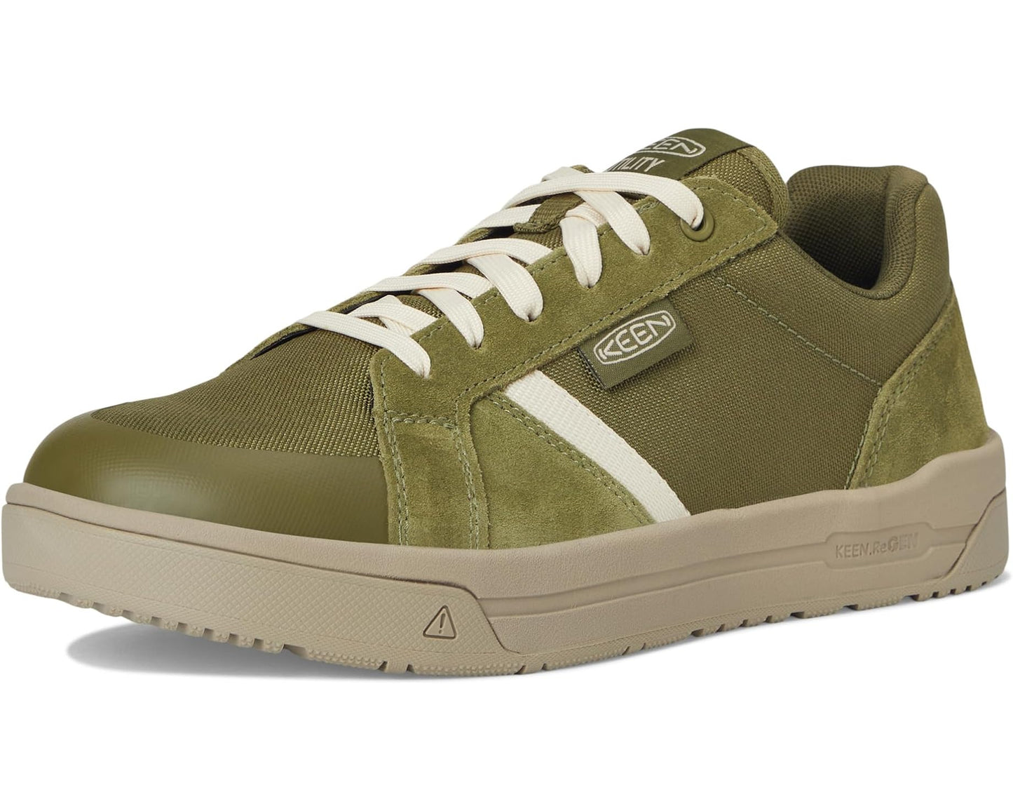 Men's KEEN Utility Kenton Work Shoes (Soft Toe) Winter Moss/Birch