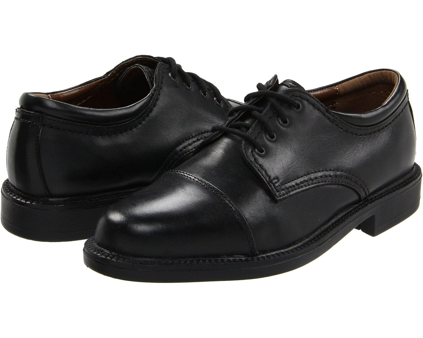 Men's Dockers Gordon Cap Toe Oxford Black Polished