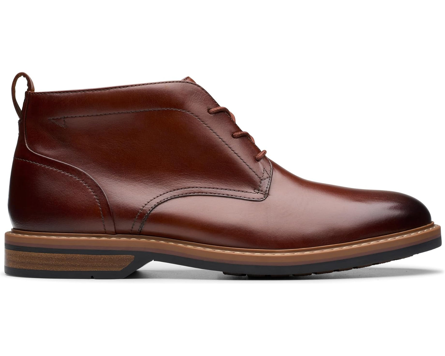 Men's Clarks Aldwin Chukka Mid Tan Leather
