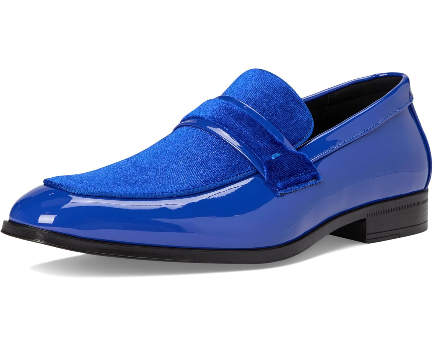 Men's Stacy Adams Spratley Saddle Slip-On Royal Blue