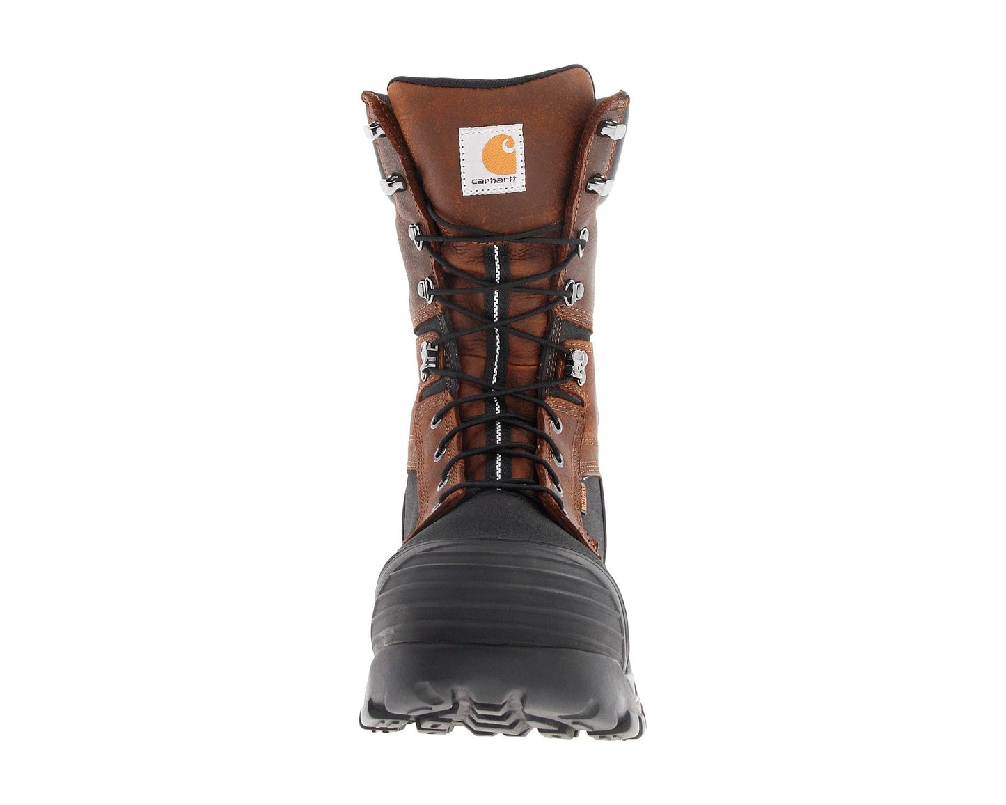 Men's Carhartt CMC1259 10 Pac Safety Toe Boot Brown Oil Tanned Leather