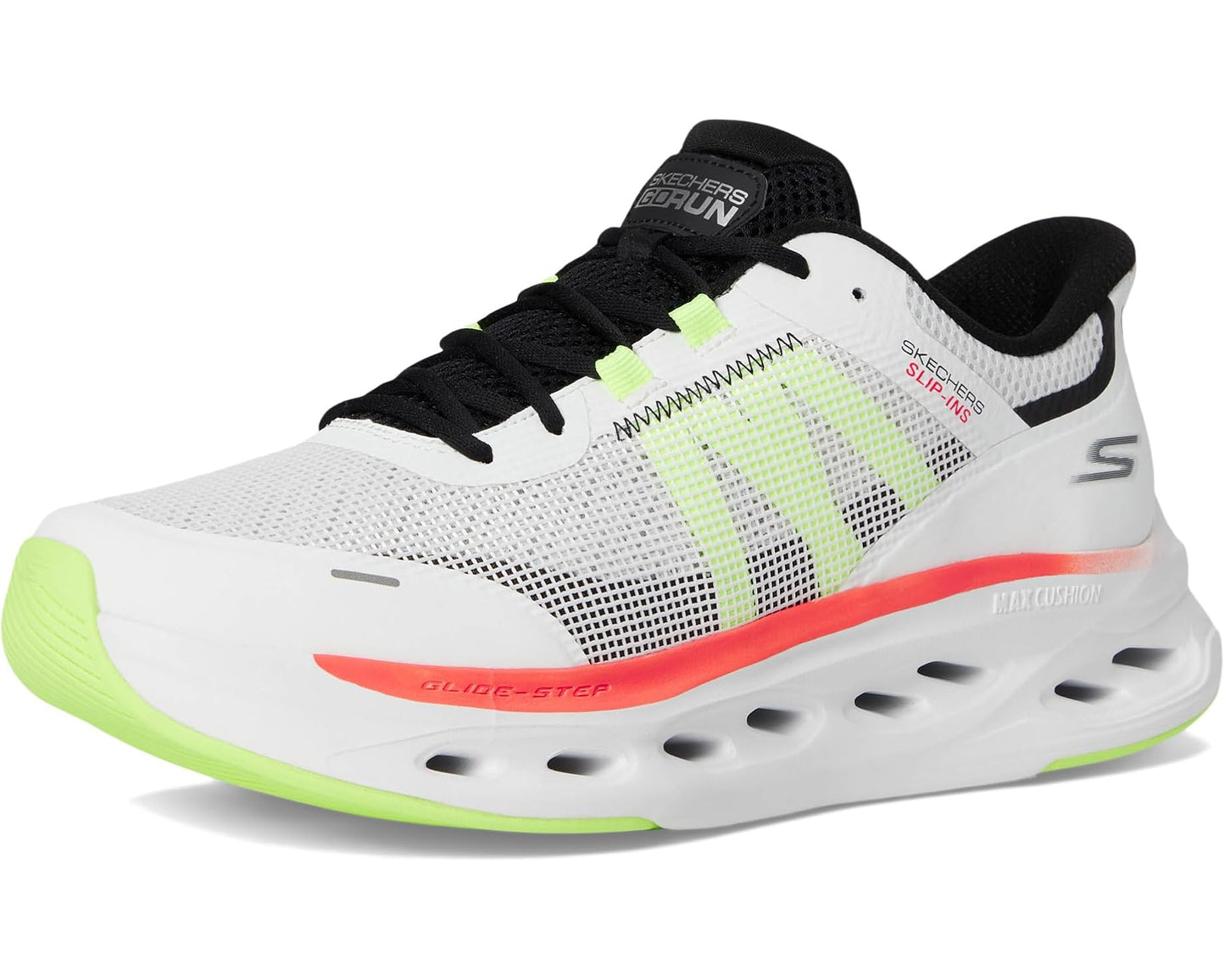 Men's SKECHERS Hands Free Slip-ins Max Cushioning Glide-Step - Advert Sneaker White/Multi