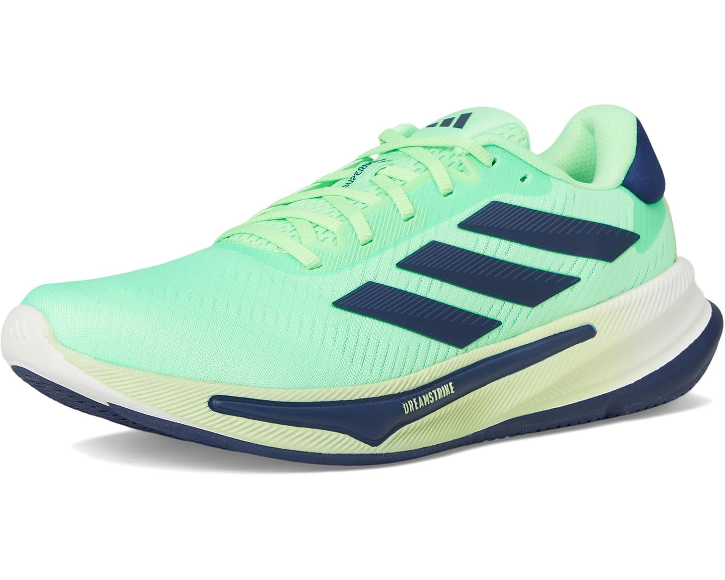 Men's adidas Supernova Ease Running Shoes Lime Burst/Dark Blue/White