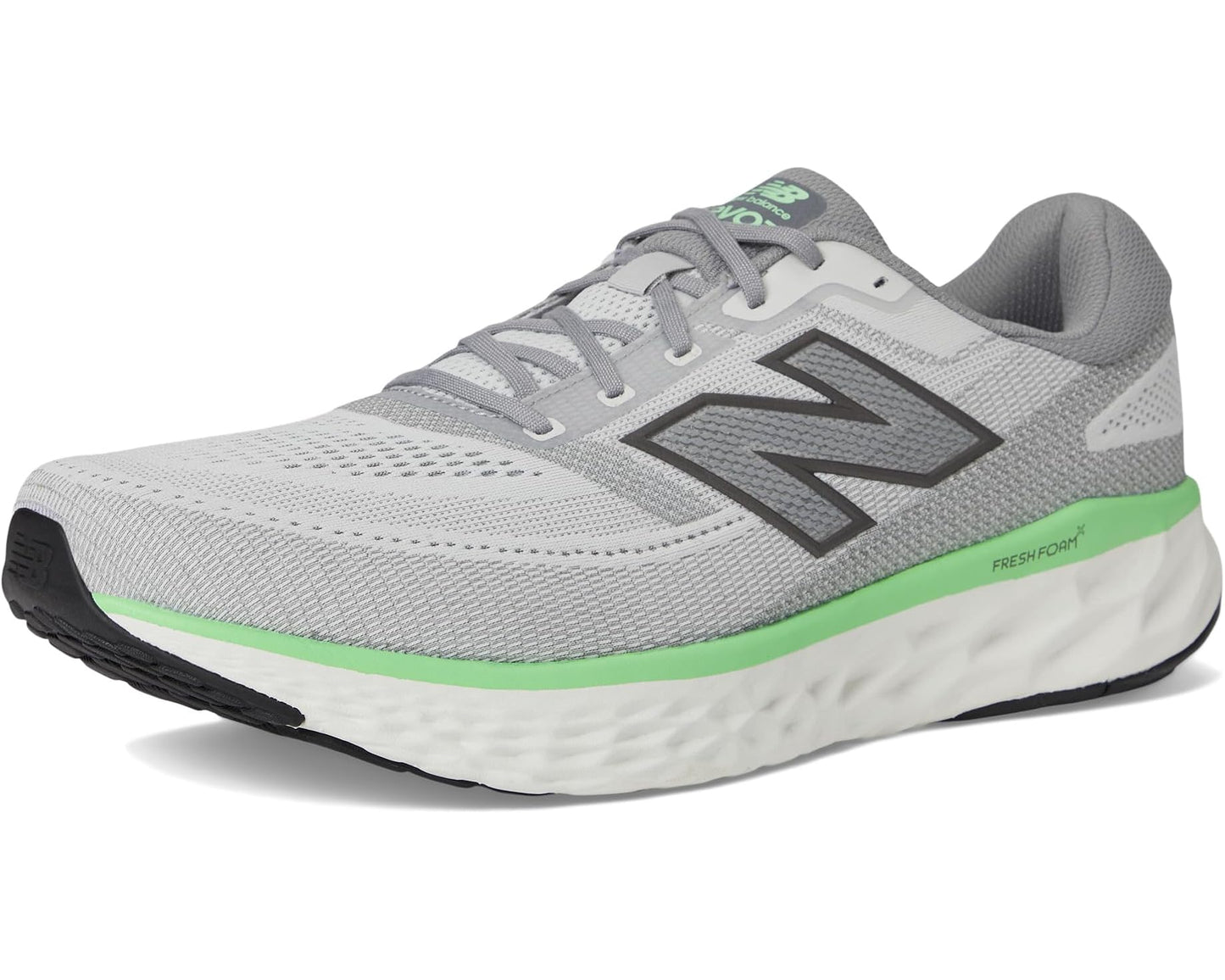 Men's New Balance Fresh Foam X Evoz v4 Grey Matter/Slate Grey/Electric Jade